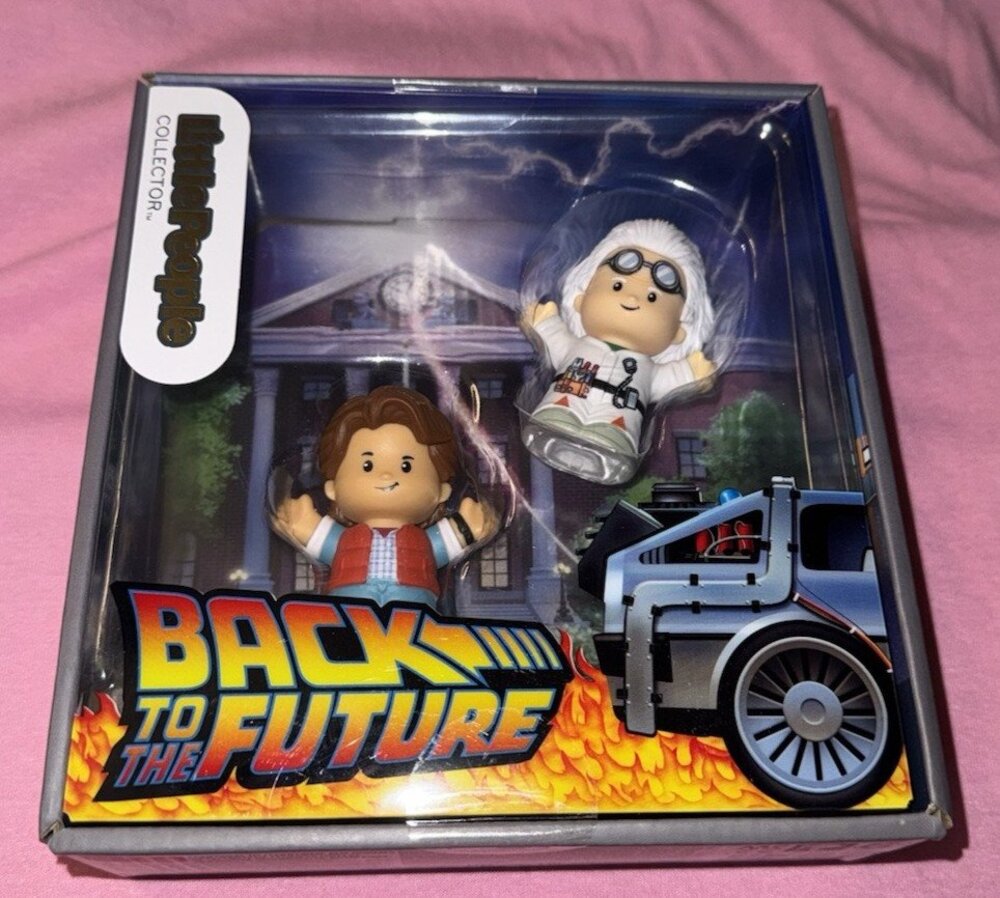 Fisher Price Little People Collector Back to the Future 2-Pack Figures NEW NIB